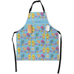 Happy Easter Apron With Pockets w/ Multiple Names