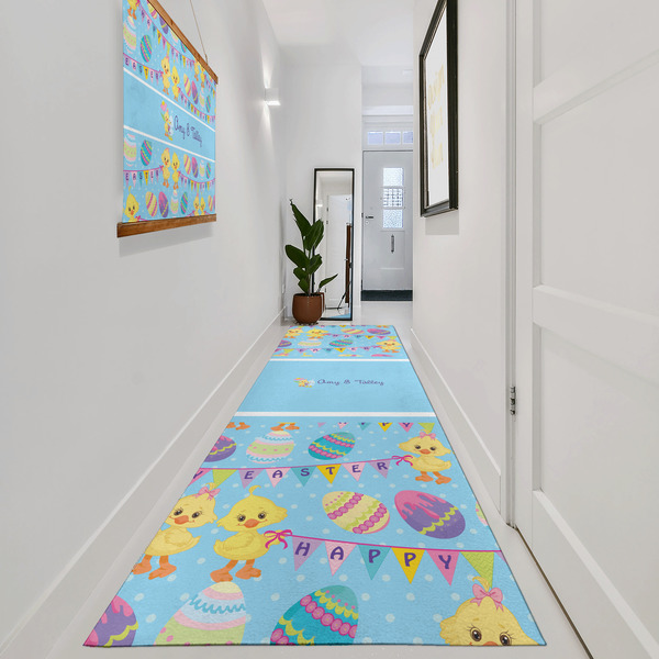 Happy Easter Area Rug Sizes - In Context (vertical)