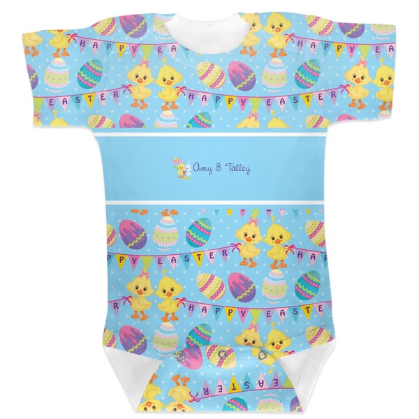 Custom Happy Easter Baby Bodysuit 0-3 (Personalized)