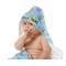 Happy Easter Baby Hooded Towel on Child