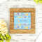 Happy Easter Bamboo Trivet with 6" Tile - LIFESTYLE