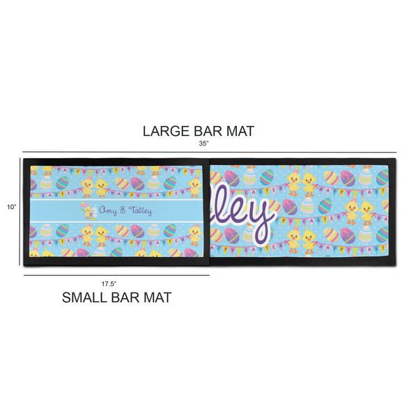 Happy Easter Bar Mats - Sizing Chart