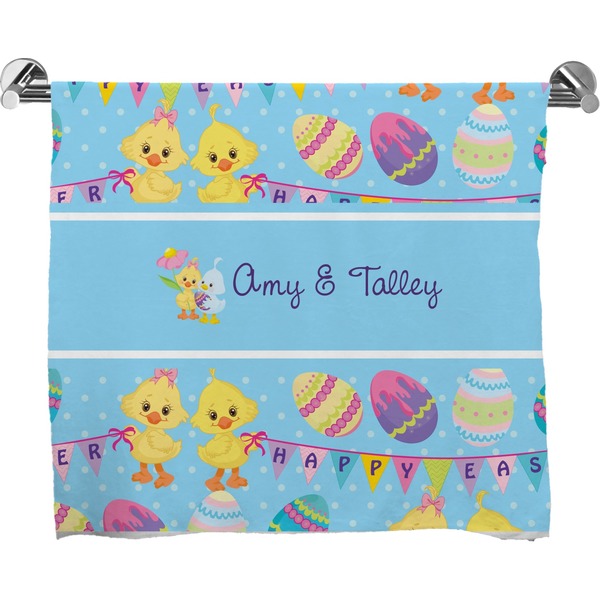 Custom Happy Easter Bath Towel (Personalized)