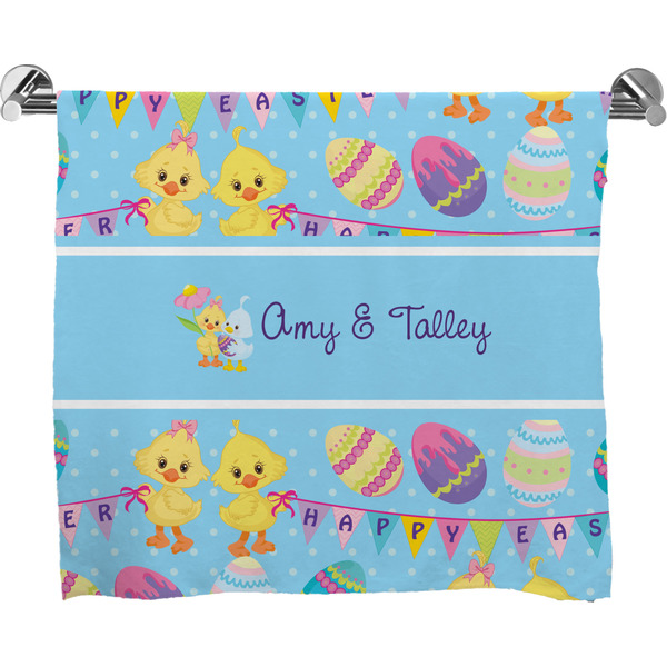 Custom Happy Easter Bath Towel (Personalized)