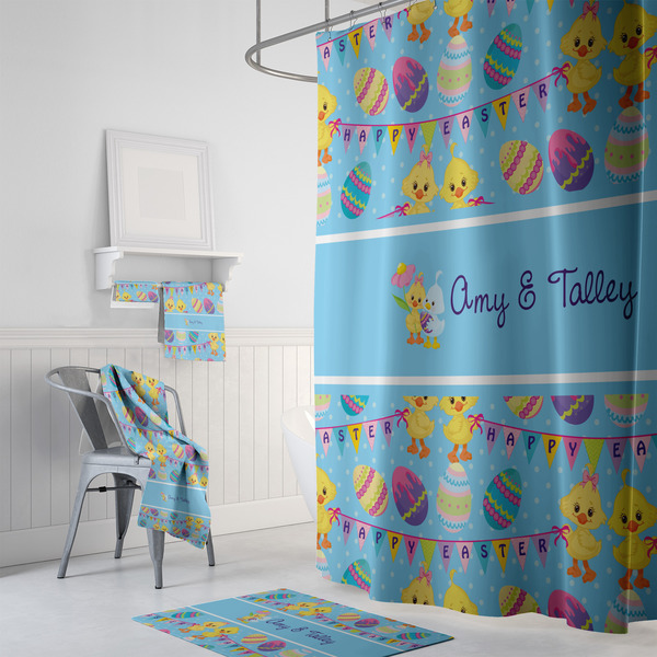 Happy Easter Bath Towel Sets - 3-piece - In Context