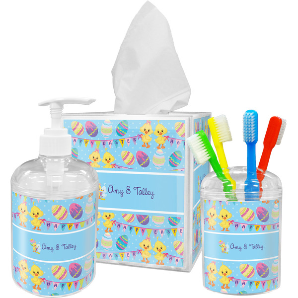 Happy Easter Bathroom Accessories Set (Personalized)