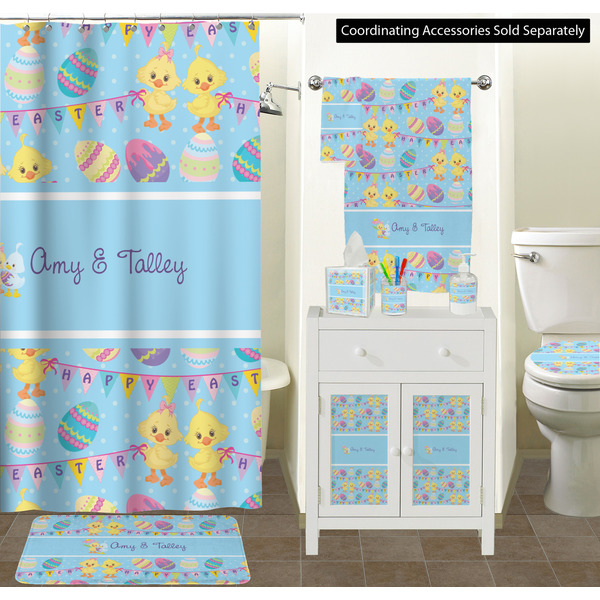 Happy Easter Bathroom Scene