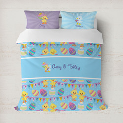 Happy Easter Duvet Cover Set - Full / Queen (Personalized)