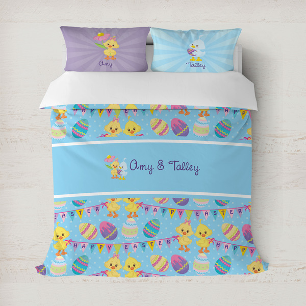 Custom Happy Easter Duvet Cover (Personalized)