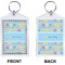 Happy Easter Bling Keychain (Front + Back)