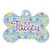 Happy Easter Bone Shaped Dog ID Tag (Personalized)