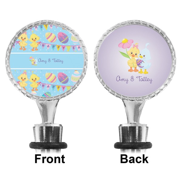 Happy Easter Bottle Stopper - Front and Back
