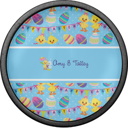 Happy Easter Cabinet Knob (Black) (Personalized)