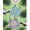 Happy Easter Canvas Tote Lifestyle Front and Back- 13x13