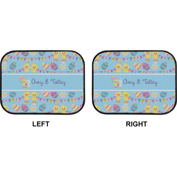 Happy Easter Car Floor Mats (Back Seat) (Approval)
