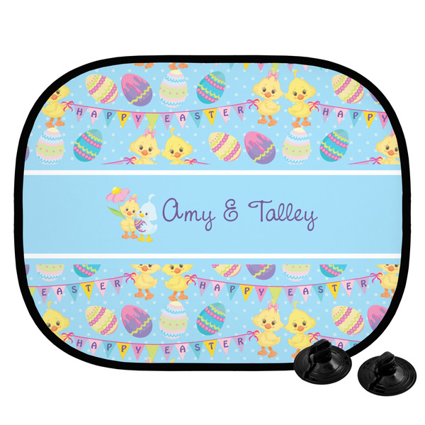 Custom Happy Easter Car Side Window Sun Shade (Personalized)
