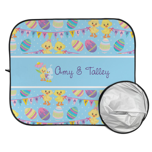 Happy Easter Car Sun Shades - FOLDED & UNFOLDED
