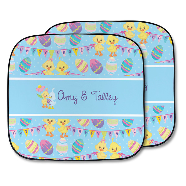 Custom Happy Easter Car Sun Shade - Two Piece (Personalized)