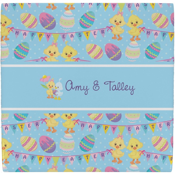 Custom Happy Easter Ceramic Tile Hot Pad (Personalized)