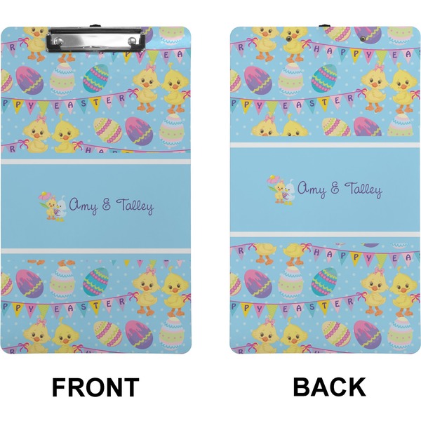 Happy Easter Clipboard (Legal) (Front + Back)