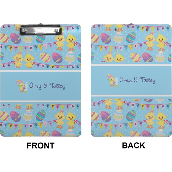 Happy Easter Clipboard (Letter) (Front + Back)