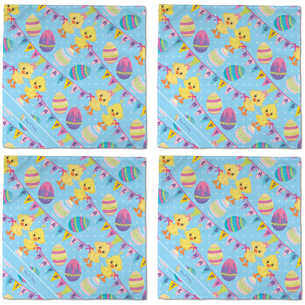 Happy Easter Cloth Napkins - Personalized Dinner (APPROVAL) Set of 4