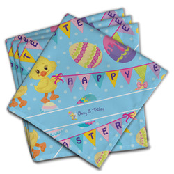 Happy Easter Cloth Napkins (Set of 4) (Personalized)