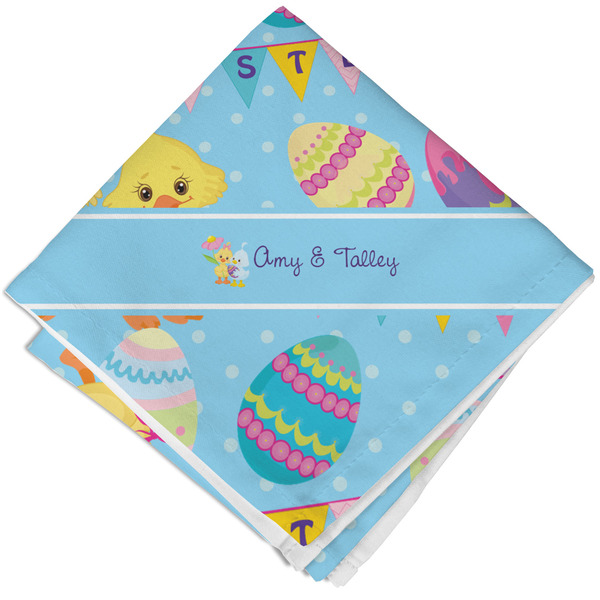 Custom Happy Easter Cloth Napkin w/ Multiple Names