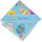Happy Easter Cloth Napkins - Personalized Lunch (Folded Four Corners)