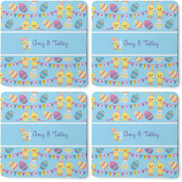 Happy Easter Coaster Rubber Back - Apvl