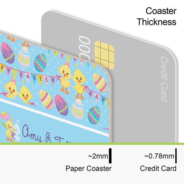 Happy Easter Coaster Thickness