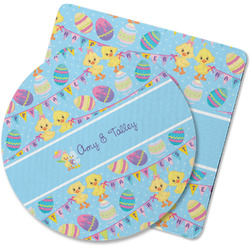 Happy Easter Rubber Backed Coaster (Personalized)