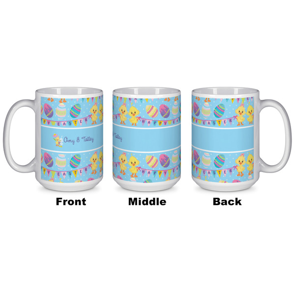 Happy Easter Coffee Mug - 15 oz - White APPROVAL