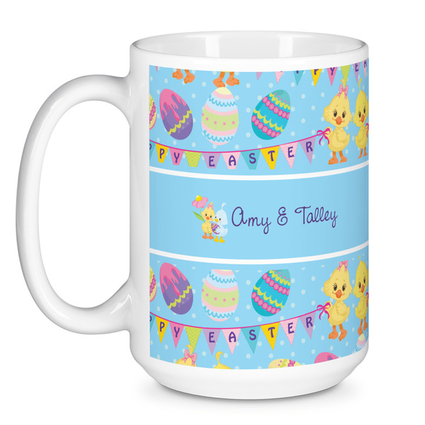 Happy Easter Coffee Mug - 15 oz - White