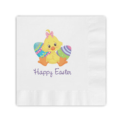 Happy Easter Coined Cocktail Napkins (Personalized)