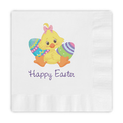 Happy Easter Embossed Decorative Napkins (Personalized)