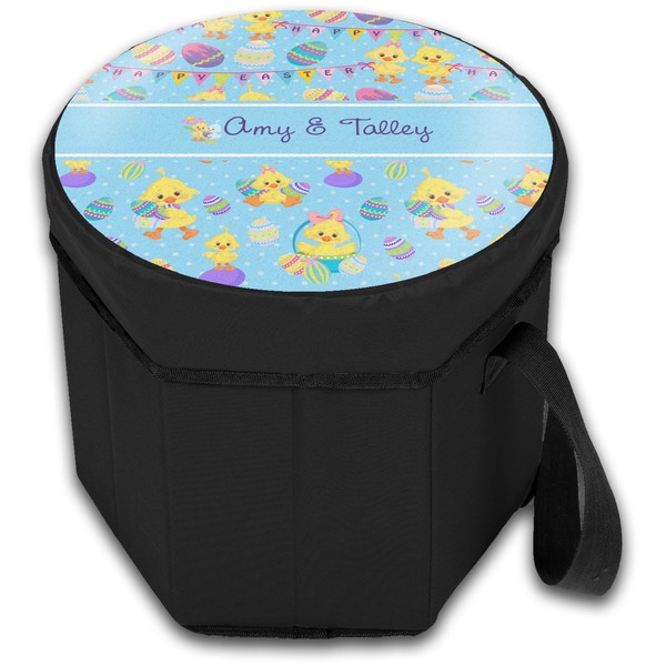Happy Easter Collapsible Personalized Cooler & Seat (Closed)