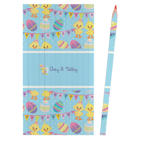 Happy Easter Colored Pencils - Front View