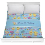 Happy Easter Comforter - Full / Queen (Personalized)