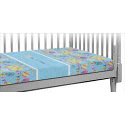 Happy Easter Crib Fitted Sheet (Personalized)