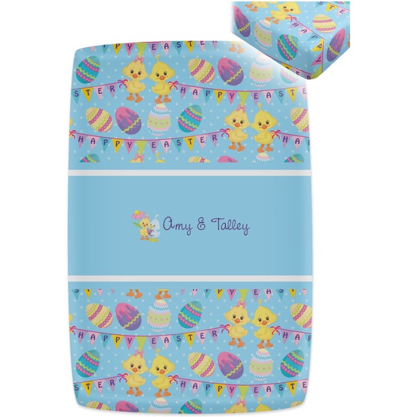 Happy Easter Crib Fitted Sheet - Apvl