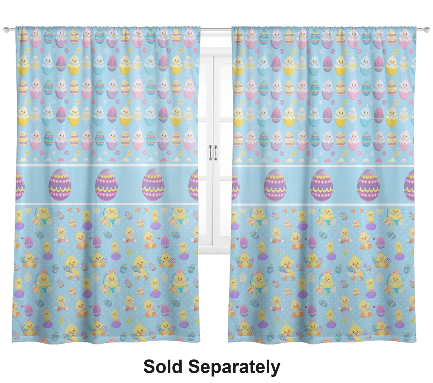 Happy Easter Curtain (Personalized) - YouCustomizeIt