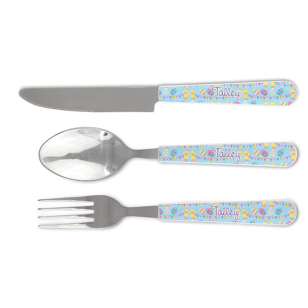 Custom Happy Easter Cutlery Set (Personalized)