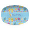 Happy Easter Plastic Platter - Microwave & Oven Safe Composite Polymer (Personalized)