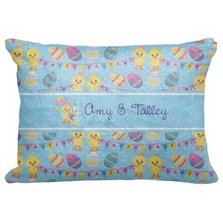 Happy Easter Decorative Baby Pillowcase - 16"x12" (Personalized)