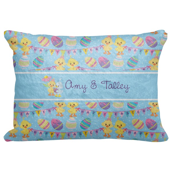 Custom Happy Easter Decorative Baby Pillowcase - 16"x12" (Personalized)