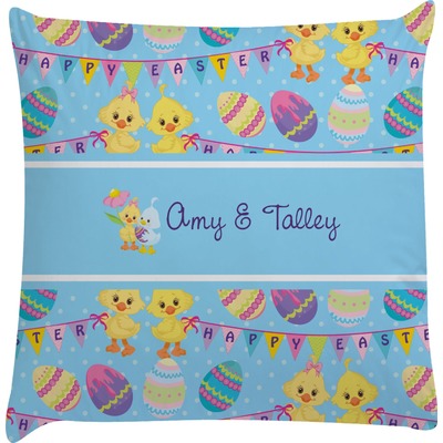 Happy Easter Decorative Pillow Case (Personalized)