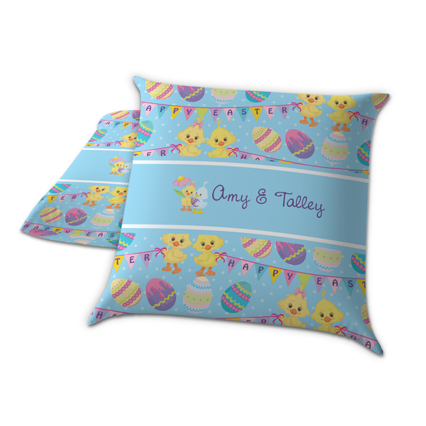 Happy Easter Decorative Pillow Case - TWO