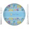 Happy Easter 10" Glass Lunch / Dinner Plates - Single or Set (Personalized)