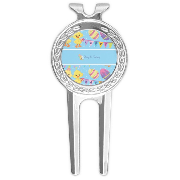 Custom Happy Easter Golf Divot Tool & Ball Marker (Personalized)